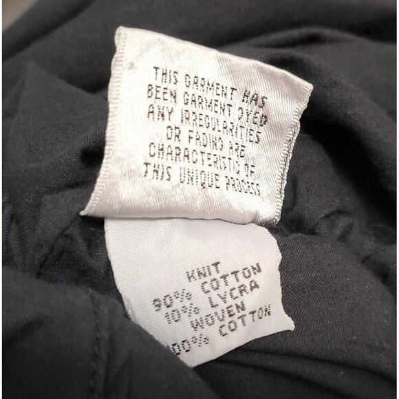 Luna Luz Black Bubble Hem Cotton Dress Sculptural Silhouette - Picture 9 of 11